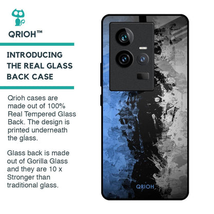 Dark Grunge Glass Case for iQOO 11