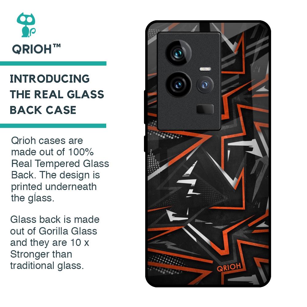 Vector Art Glass Case for iQOO 11
