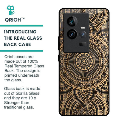 Luxury Mandala Glass Case for iQOO 11