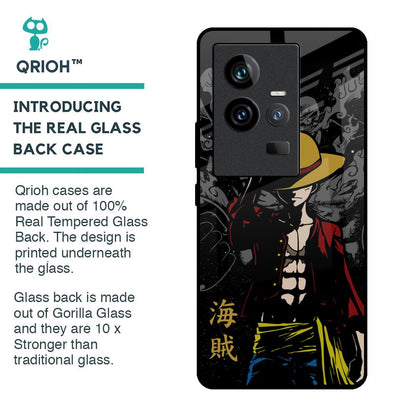 Dark Luffy Glass Case for iQOO 11