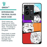 Anime Sketch Glass Case for iQOO 11