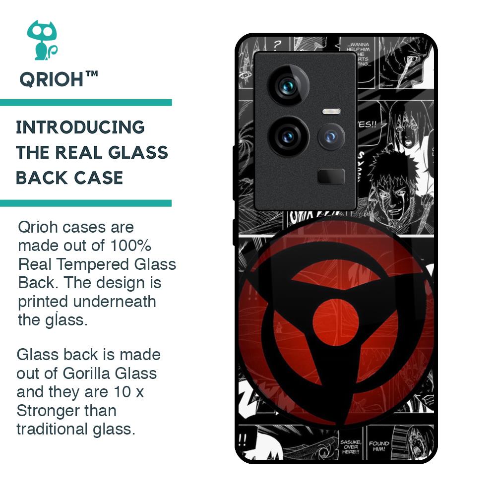 Sharingan Glass Case for iQOO 11