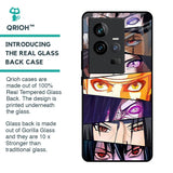 Anime Eyes Glass Case for iQOO 11