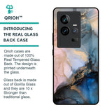 Marble Ink Abstract Glass Case for iQOO 11