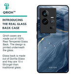 Deep Ocean Marble Glass Case for iQOO 11