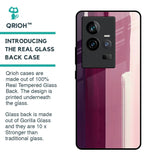 Brush Stroke Art Glass Case for iQOO 11