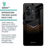 Dark Walnut Glass Case for iQOO 11