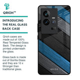 Multicolor Wooden Effect Glass Case for iQOO 11