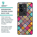 Multicolor Mandala Glass Case for iQOO 11