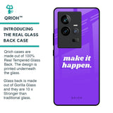 Make it Happen Glass Case for iQOO 11