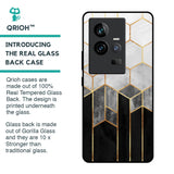 Tricolor Pattern Glass Case for iQOO 11