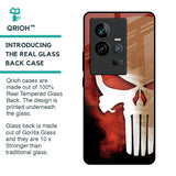 Red Skull Glass Case for iQOO 11