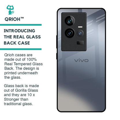 Space Grey Gradient Glass Case for iQOO 11
