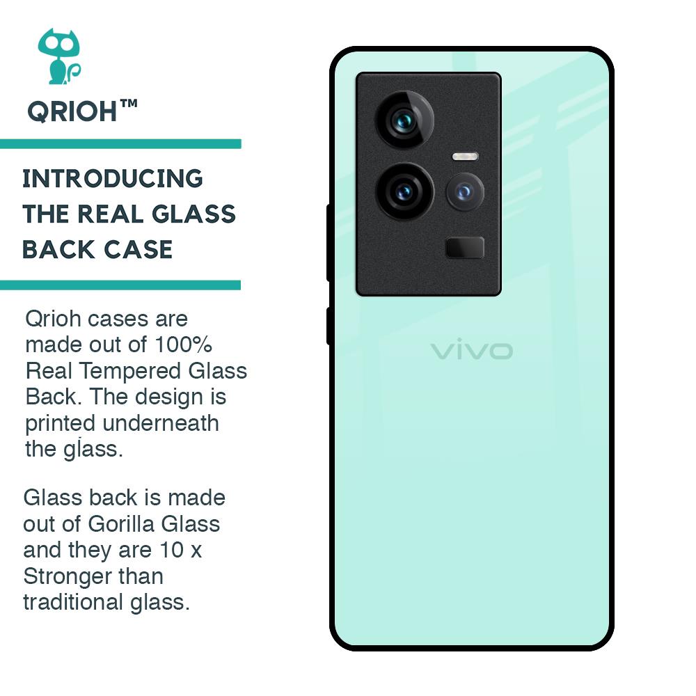 Teal Glass Case for iQOO 11
