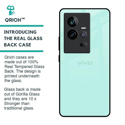 Teal Glass Case for iQOO 11
