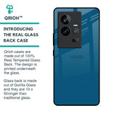 Cobalt Blue Glass Case for iQOO 11