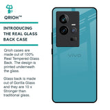 Oceanic Turquiose Glass Case for iQOO 11