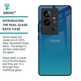 Celestial Blue Glass Case For iQOO 11