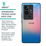 Blue & Pink Ombre Glass case for iQOO 11