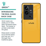 Fluorescent Yellow Glass case for iQOO 11