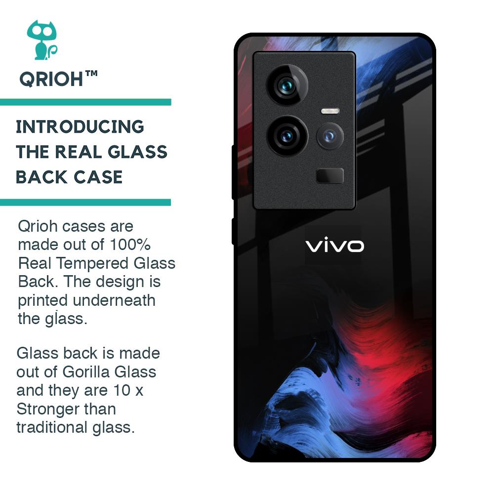 Fine Art Wave Glass Case for iQOO 11