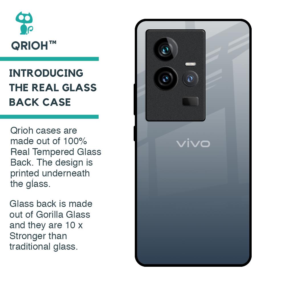 Dynamic Black Range Glass Case for iQOO 11