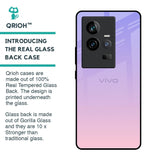 Lavender Gradient Glass Case for iQOO 11