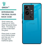 Blue Aqua Glass Case for iQOO 11