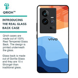 Wavy Color Pattern Glass Case for iQOO 11