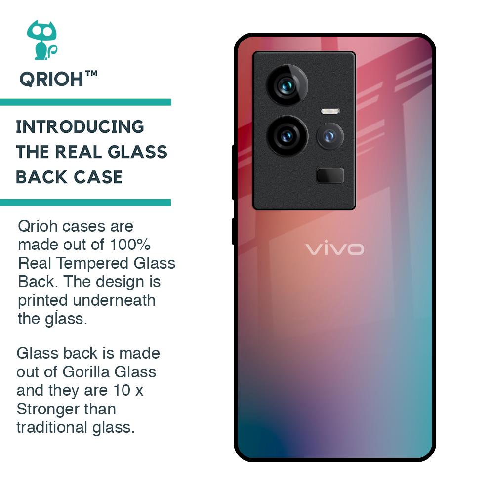 Dusty Multi Gradient Glass Case for iQOO 11