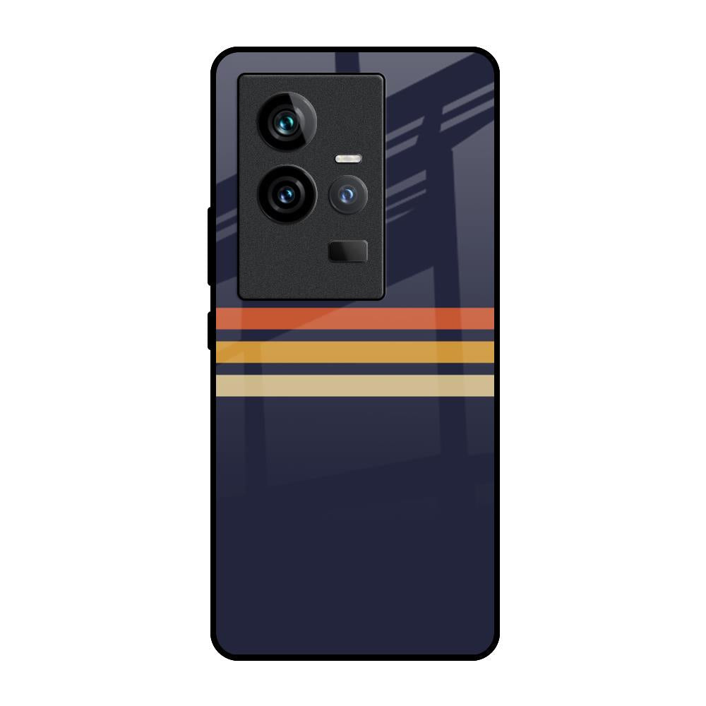 Tricolor Stripes iQOO 11 Glass Cases & Covers Online
