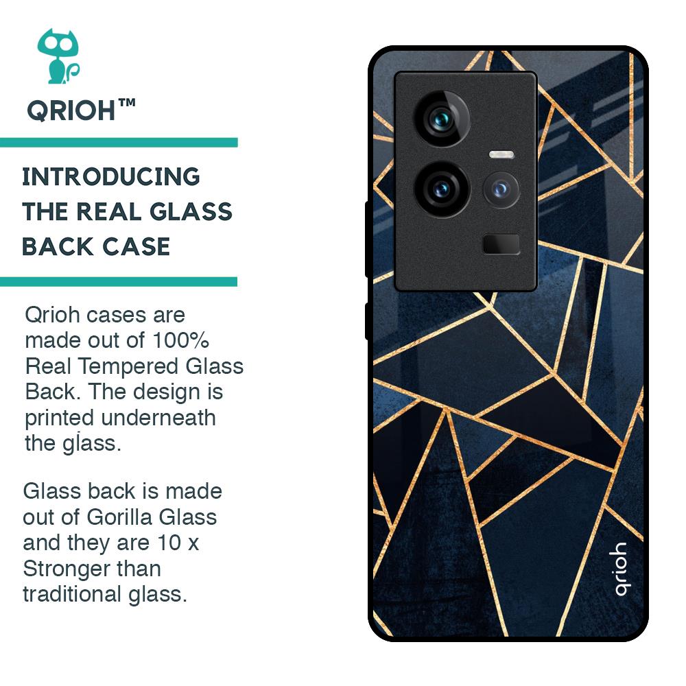 Abstract Tiles Glass case for Vivo iQOO 11