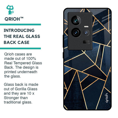 Abstract Tiles Glass case for Vivo iQOO 11