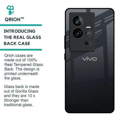 Stone Grey Glass Case For iQOO 11