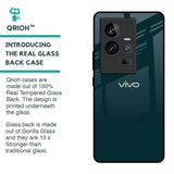 Hunter Green Glass Case For iQOO 11