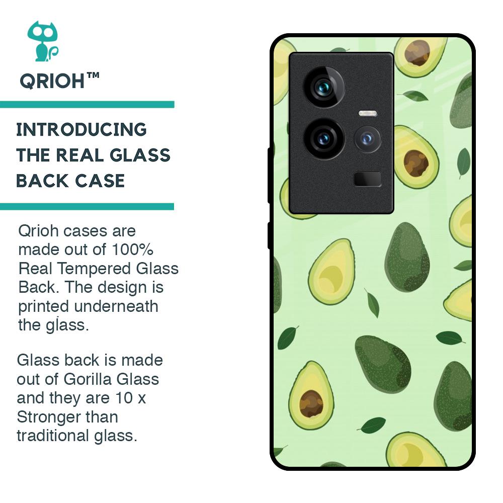 Avocado Green Glass Case For iQOO 11