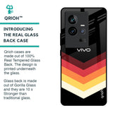 Abstract Arrow Pattern Glass Case For iQOO 11