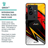 Race Jersey Pattern Glass Case For iQOO 11