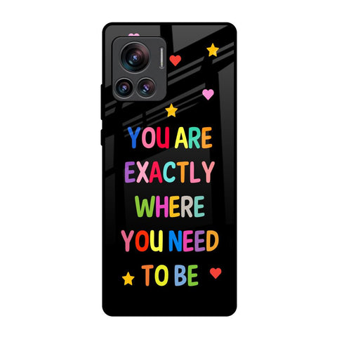Magical Words Motorola Edge 30 Ultra Glass Back Cover Online
