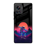 Retro Astronaut Motorola Edge 30 Ultra Glass Back Cover Online