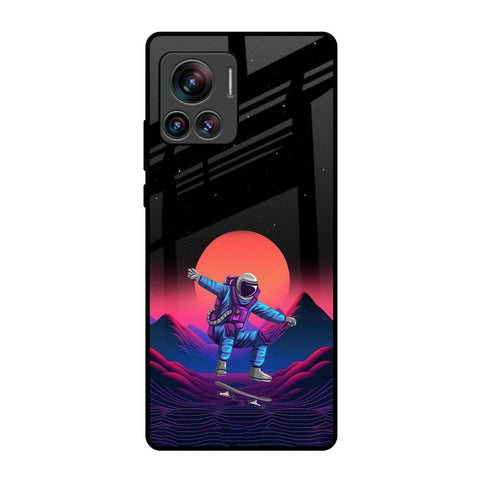 Retro Astronaut Motorola Edge 30 Ultra Glass Back Cover Online