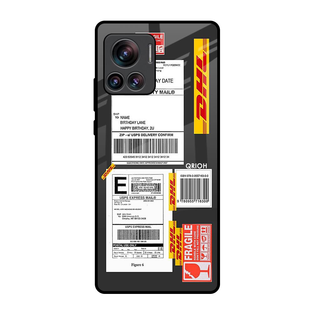 Cool Barcode Label Motorola Edge 30 Ultra Glass Back Cover Online