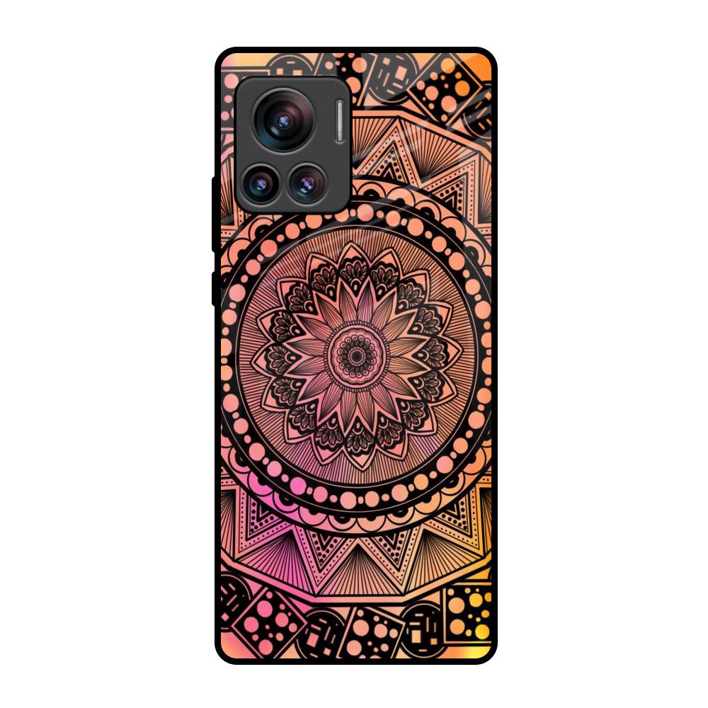 Floral Mandala Motorola Edge 30 Ultra Glass Back Cover Online