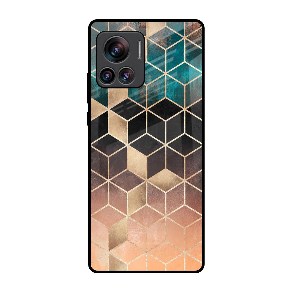 Bronze Texture Motorola Edge 30 Ultra Glass Back Cover Online