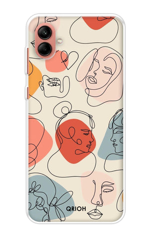 Abstract Faces Samsung Galaxy A04 Back Cover