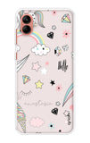 Unicorn Doodle Samsung Galaxy A04 Back Cover