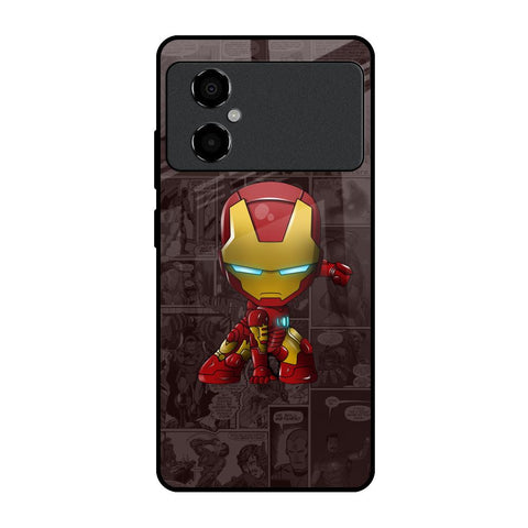 Angry Baby Super Hero Poco M4 5G Glass Back Cover Online