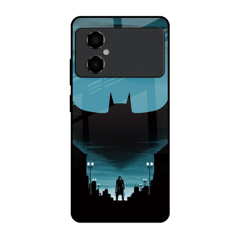 Cyan Bat Poco M4 5G Glass Back Cover Online