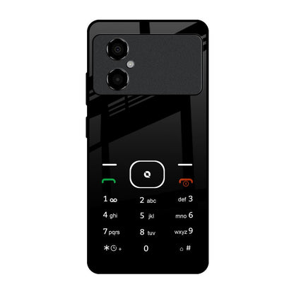 Classic Keypad Pattern Poco M4 5G Glass Back Cover Online