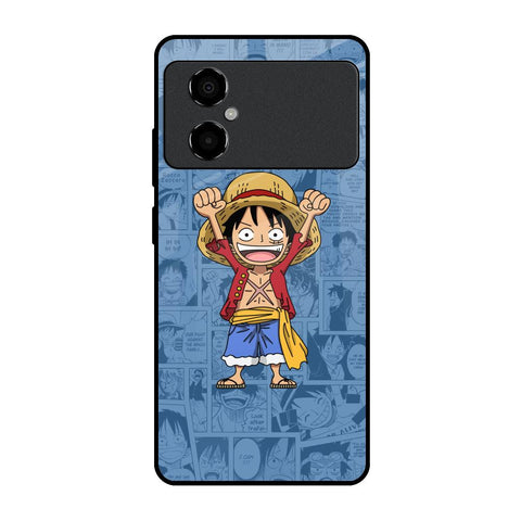 Chubby Anime Poco M4 5G Glass Back Cover Online